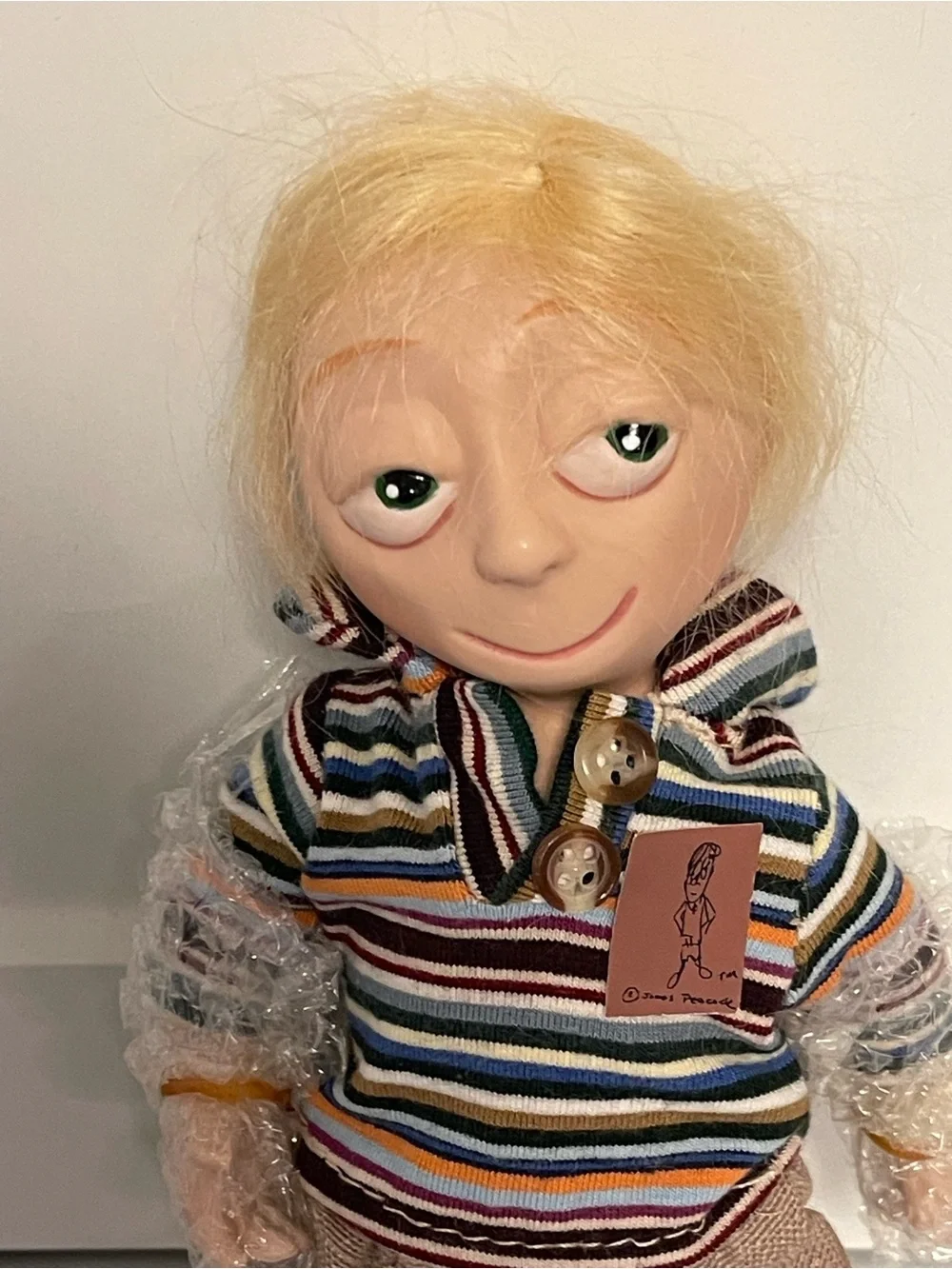 Doll Artist Doll 7”Bisque Halloween Character Doll Signed James Peacock #0184